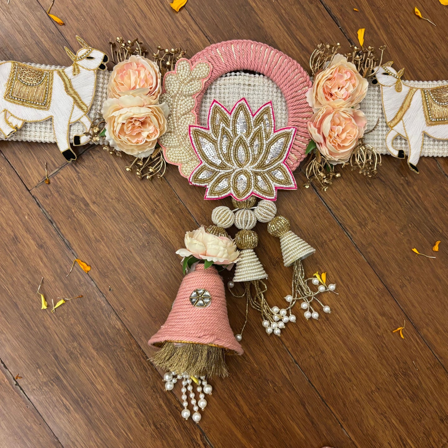 Luxe- Blush Lotus Heritage Toran