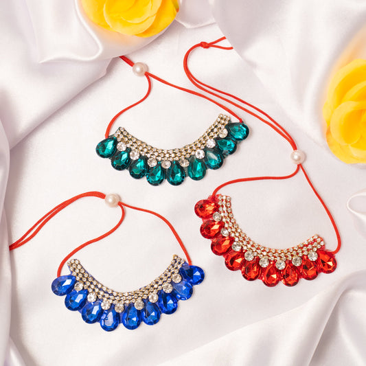 Triveni Ratna Necklace (Pack of 3)