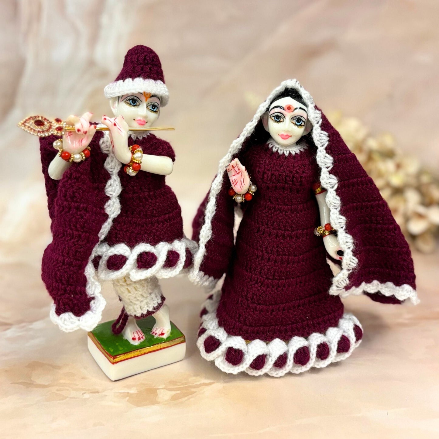 Deepraaj Woollen Radhe Krishna Dress