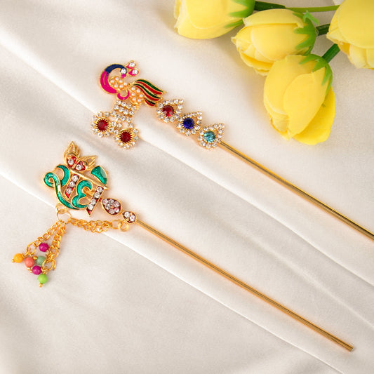 Peacock & Radhe Murli Set