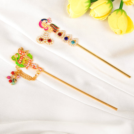 Peacock & Radhe Murli Set