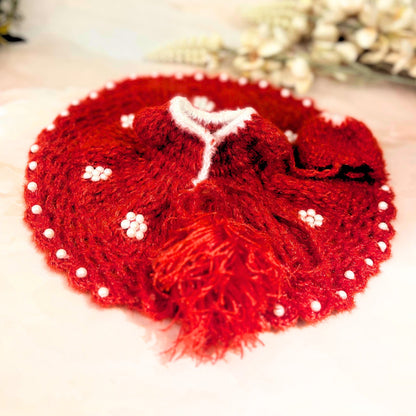 Lalvastra Woollen Laddu Gopal Dress