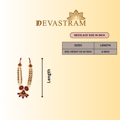 Girdhari Ruby Necklace Set