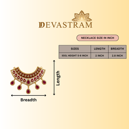 Ruby Rang Utsav Necklace Set