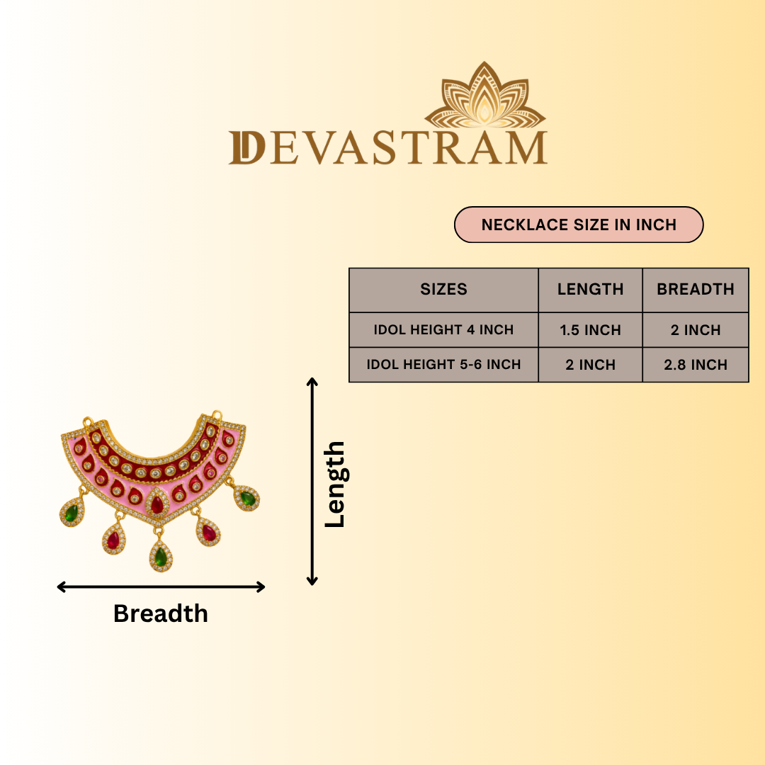 Ruby Kant Bhakti Necklace Set
