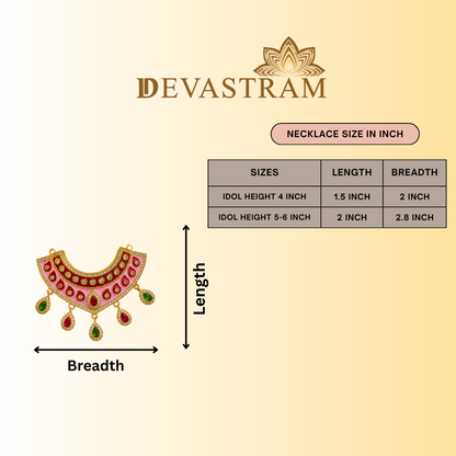 Ruby Kant Bhakti Necklace Set