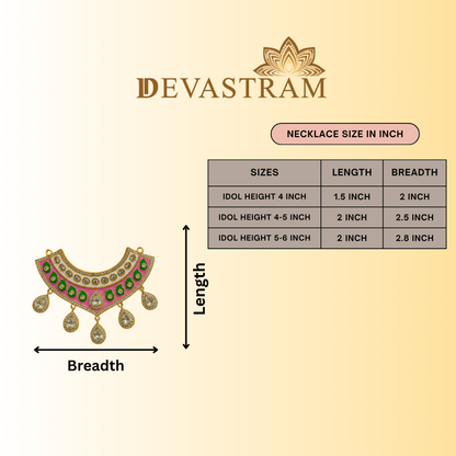 Harit Shwet Bhakti Necklace Set