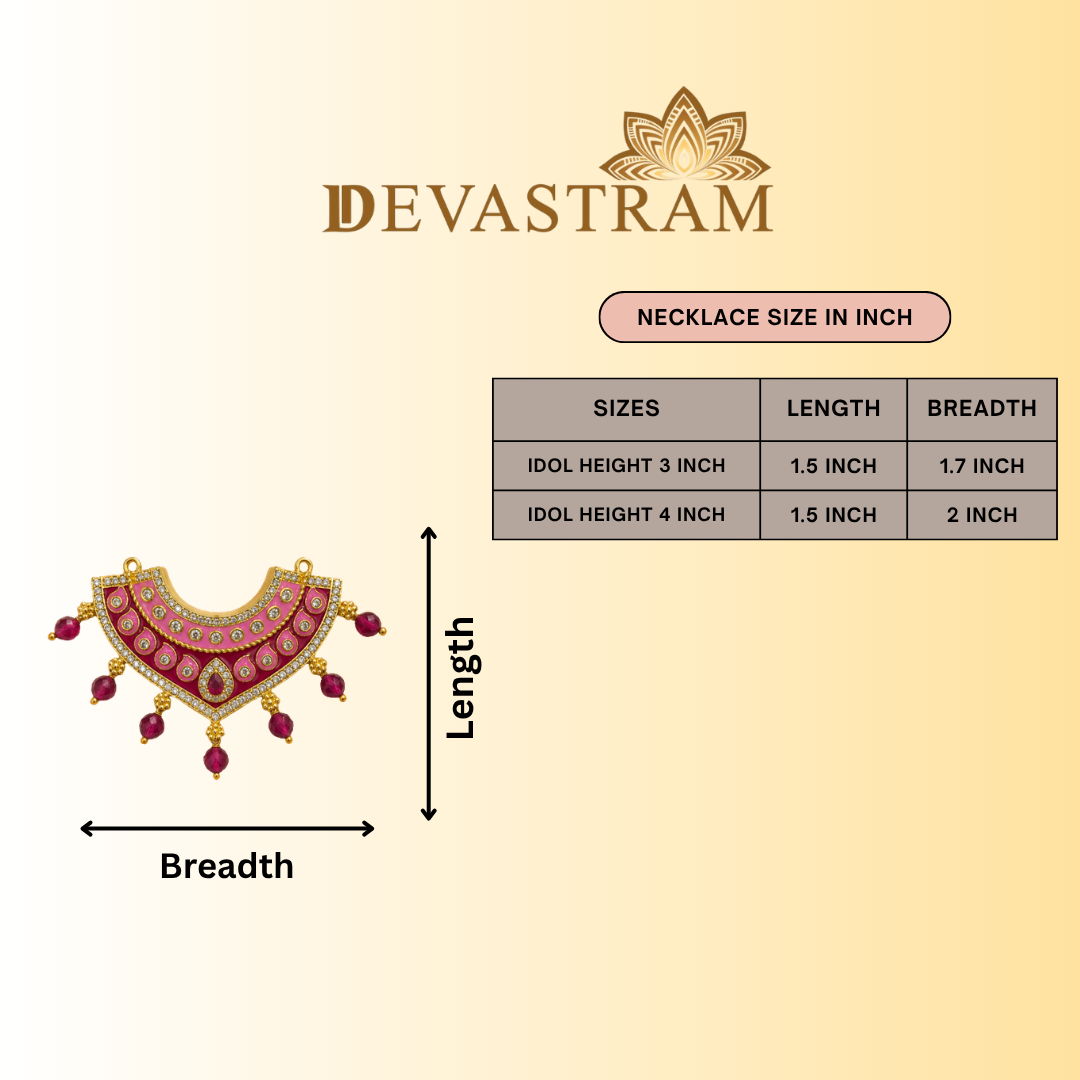 Ruby Prem Divya Necklace Set