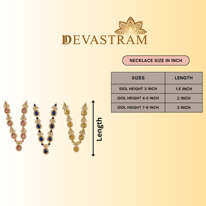 Mangalmayi Trirang Necklace Set (Pack of 3)