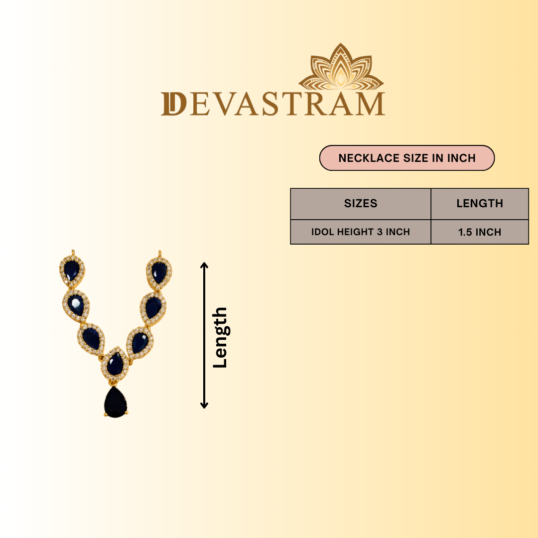 Neelam Prem Kusum Necklace Set