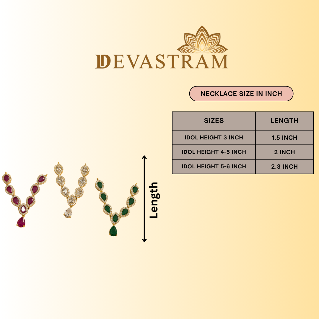 Harit Shwet Kusum Necklace Set (Pack of 3)