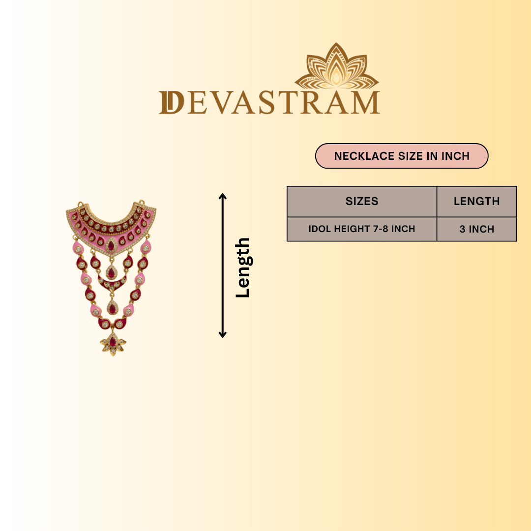 Ruby Rangmala Necklace Set