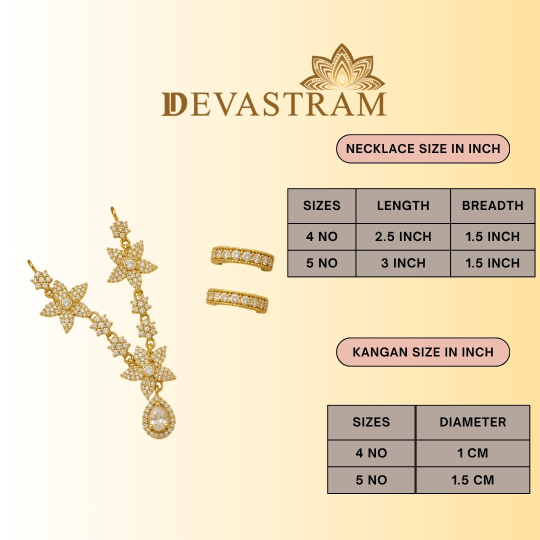 Mukutmani Necklace Kangan Set