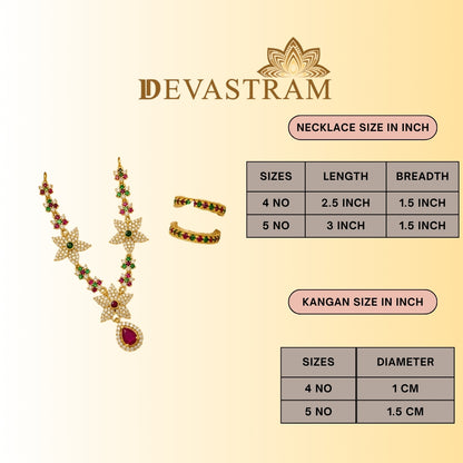 Utsav Ratna Necklace Kangan Set